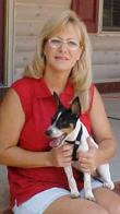 Present day Rat Terrier with Darice